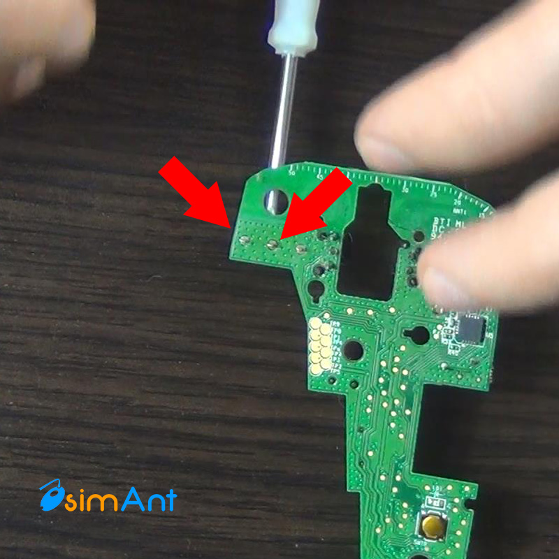 Выпайка микропереключателя logitech vx nano