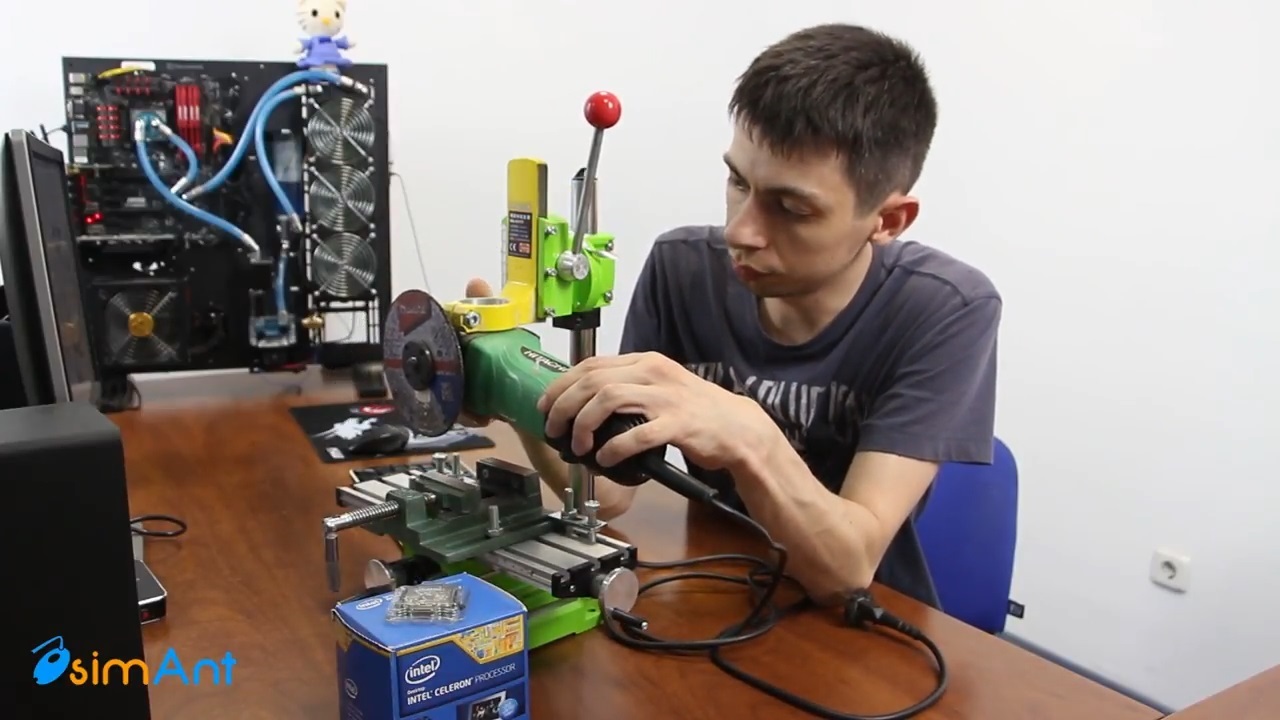 Скальпируем процессор с помощью БОЛГАРКИ!