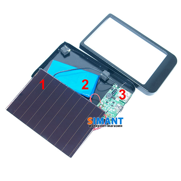 Разобранный внешний аккумулятор