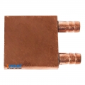 Медный водоблок для элемента Пельтье 40x40mm